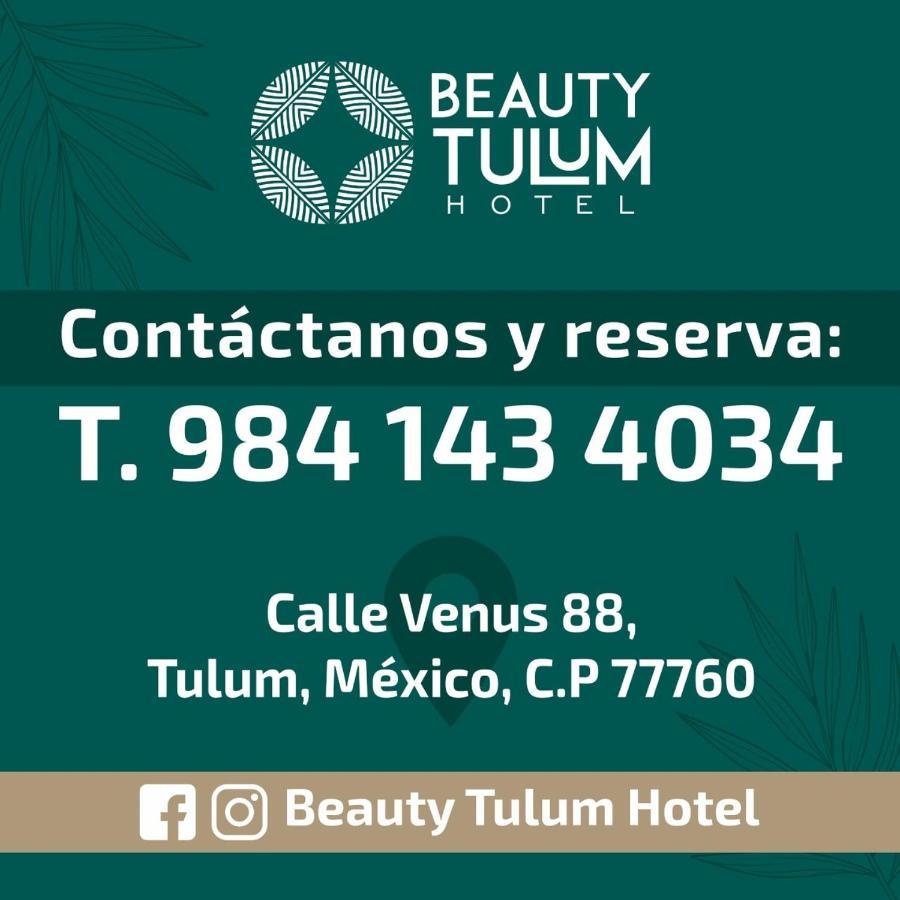 Hotel Beauty Tulum Pueblo Buitenkant foto